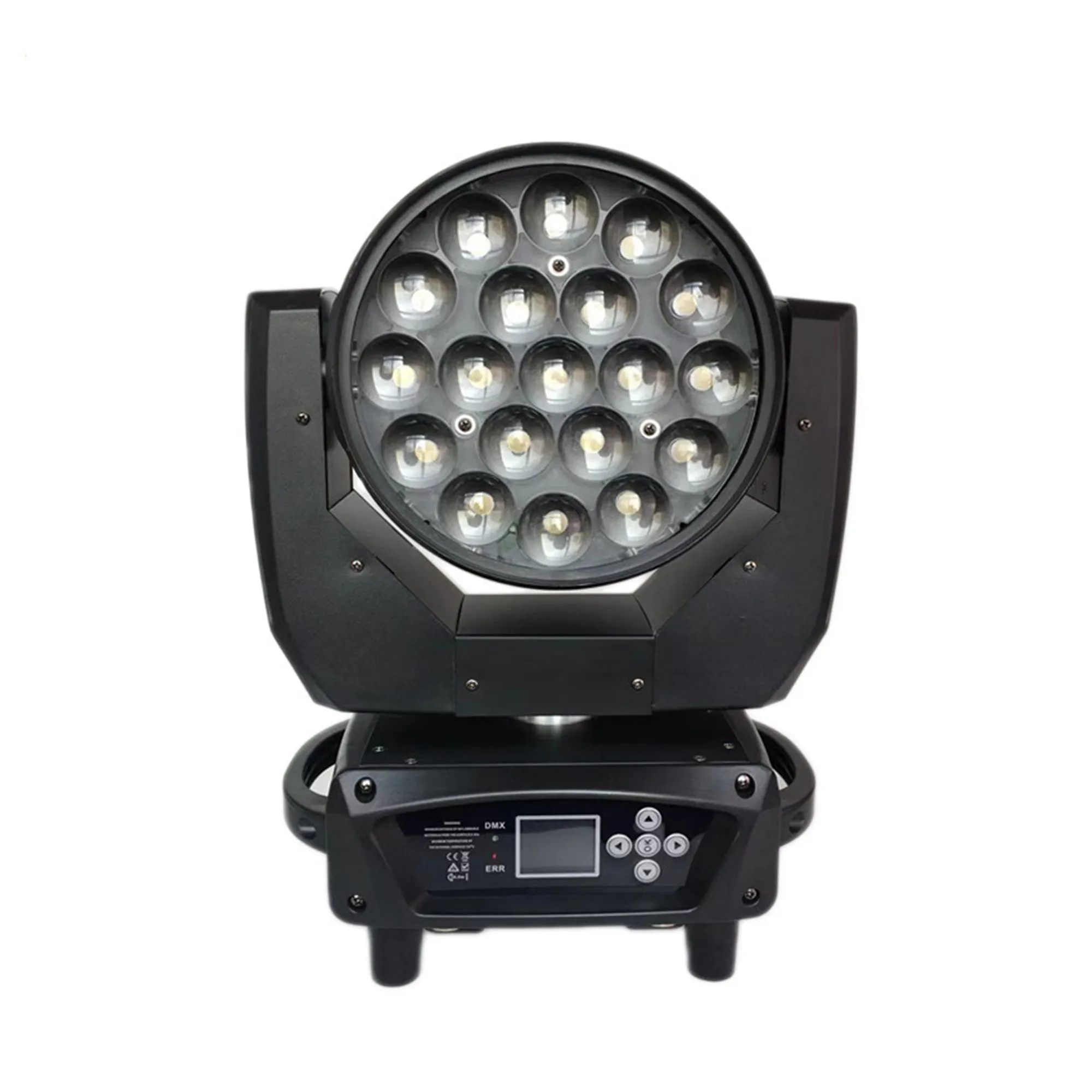 Светодиодный прожектор с движущейся головкой 19x15 Вт DMX512 светодиодный
