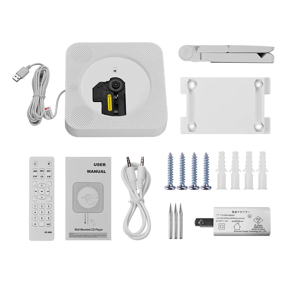 Настенный CD плееры с светодиодный Дисплей Портативный музыка аудио магнитофон