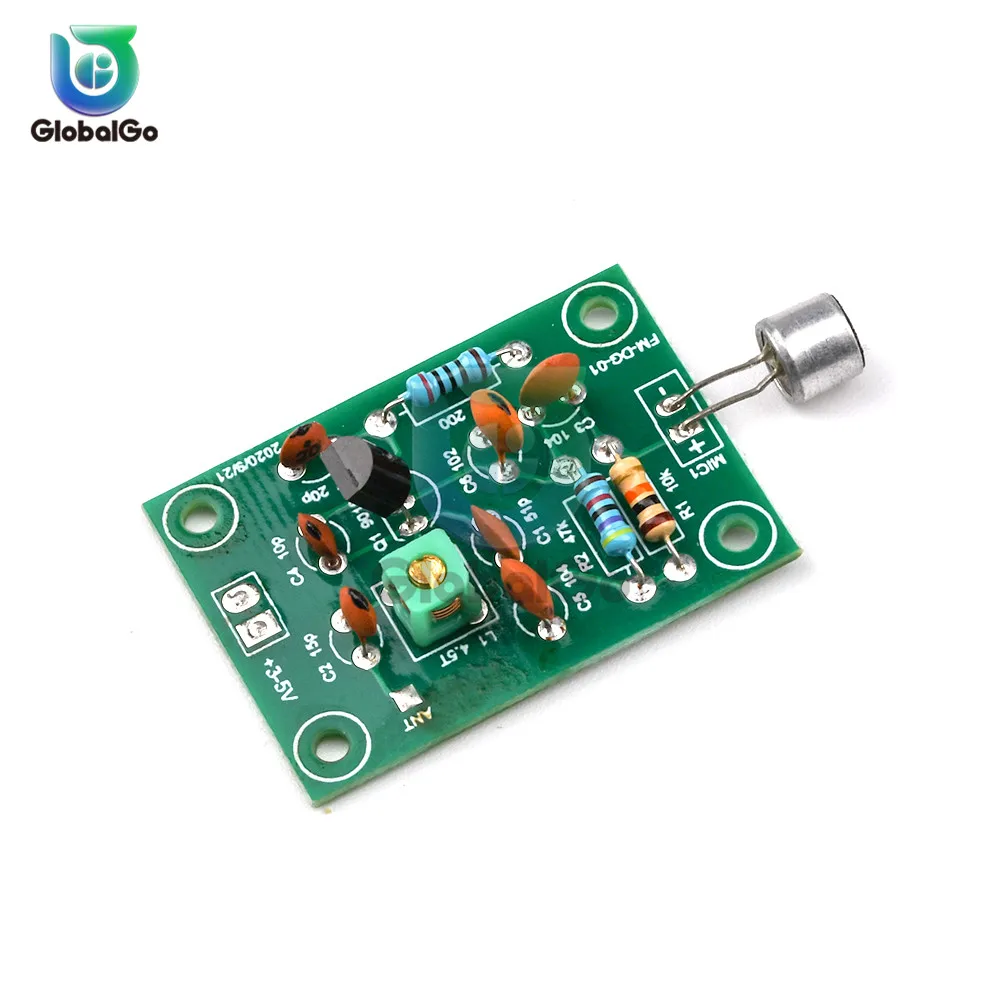 FM передатчик Модуль Мини-беспроводной микрофон радио частота печатной платы 91-103