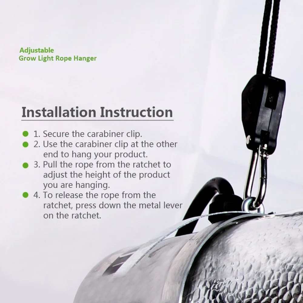 Регулируемая Веревка с храповым механизмом 1/8 фунтов дюйма|Освещение для