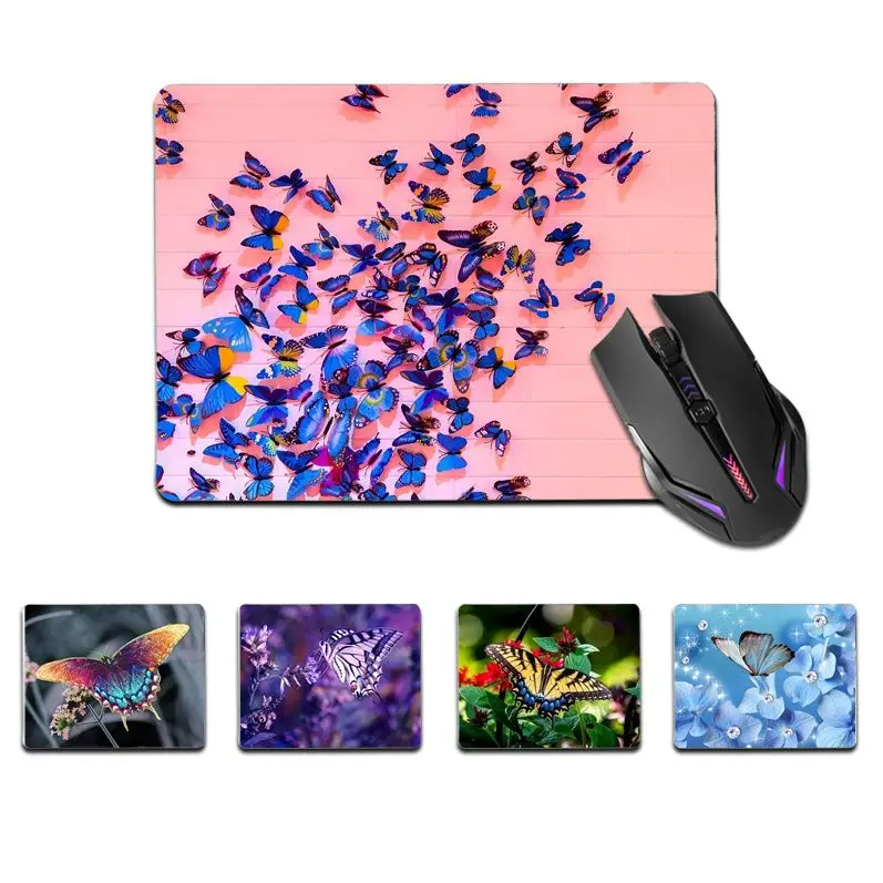 

YNDFCNB Top Quality Butterfly Rubber Mouse Durable Desktop Mousepad Top Selling Wholesale Gaming Pad mouse