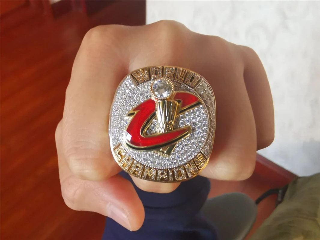 

Champion Ring Fans Men's Ring Champion Memorial Ring Model Toy Basketball Superstar Finals Exquisite Collection For James Fans