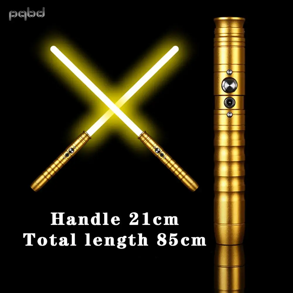 Горячая Распродажа световой меч pqbd Saber 11 цветов металлическая ручка изменение