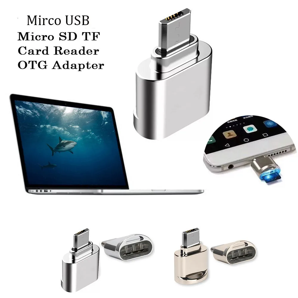 Портативный USB 2 0 кардридер TF Micro SD OTG адаптер для Samsung Macbook Huawei LeTV | Строительство и