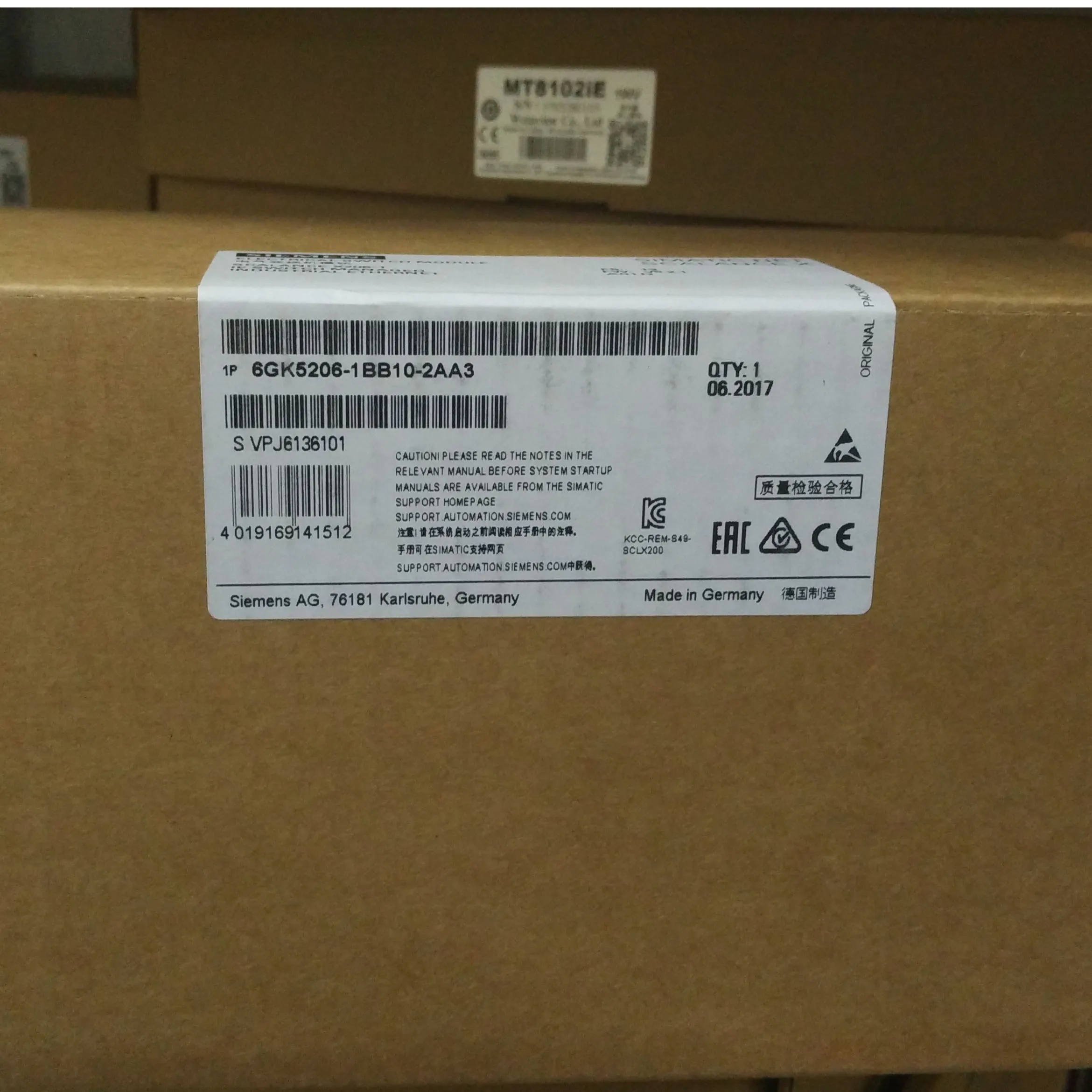 

Коммутатор Ethernet 6GK5206-1BB10-2AA3 SCALANCE X206-1 6GK52061BB102AA3