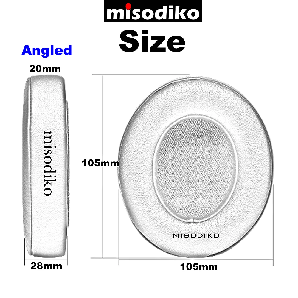 

misodiko Replacement [Upgraded Cooling Gel] Oval Ear Pads Cushion - for Razer ManO'War 7.1 Wireless/ Wired Gaming Headset