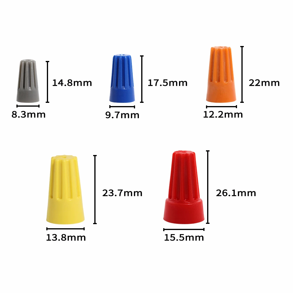 Набор винтовых крышек 90 шт./кор. с витой вставкой соединительный кабель