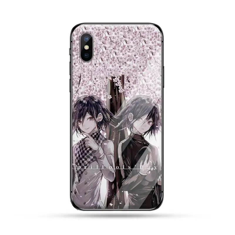 

Anime Kokichi Ouma Phone Case coque funda shell Tempered glass For iphone 6 6S 7 8 plus X XS XR 11 12 mini PRO MAX