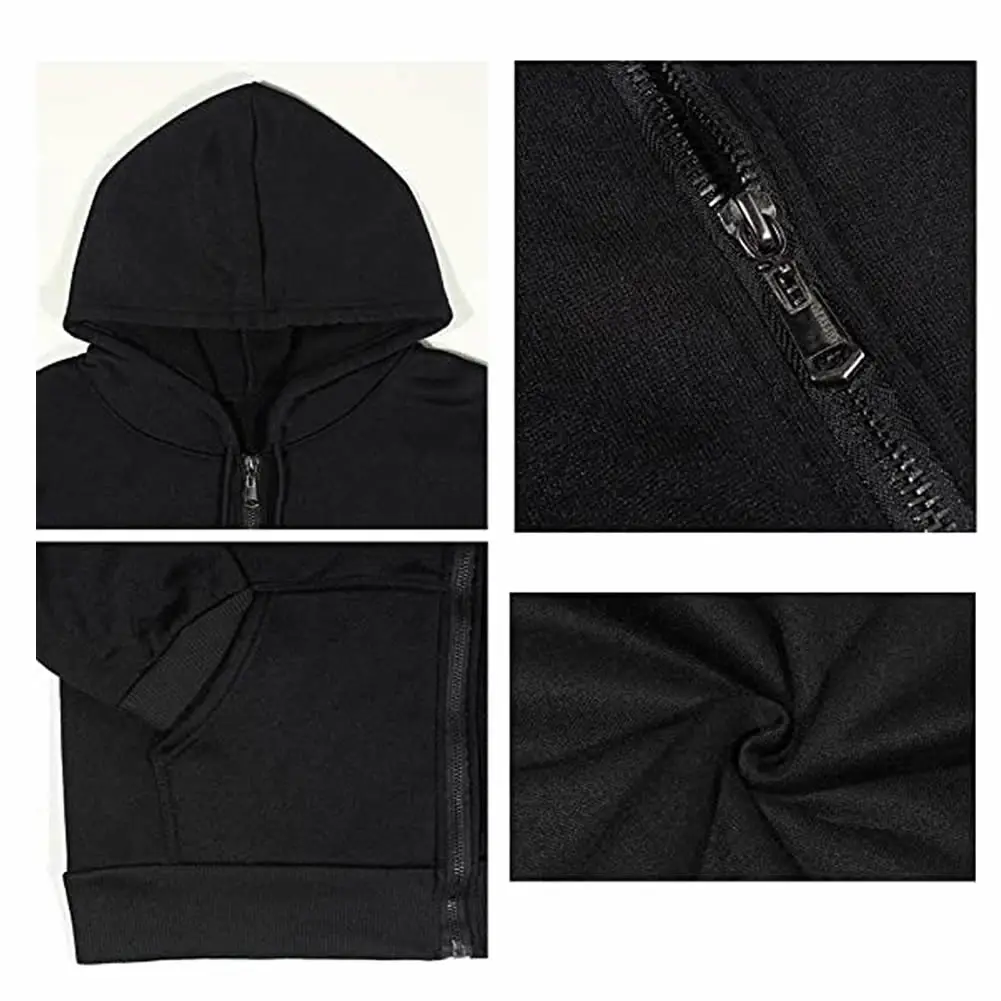 

CosNoble Anime Tokyo Ghoul Kaneki Ken Hoodie Jacket Cosplay Costume Zip-up Fleece Hooded Sweatshirt Unisex Hoodies