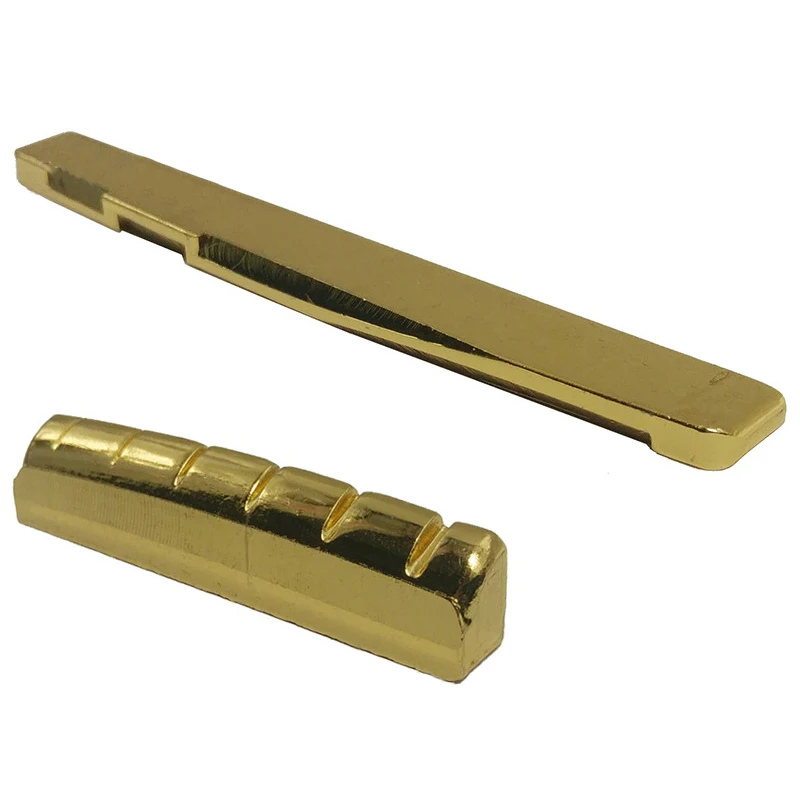 6 шт. гитарные латунные мостовые штифты седельная Гайка Запасные части для