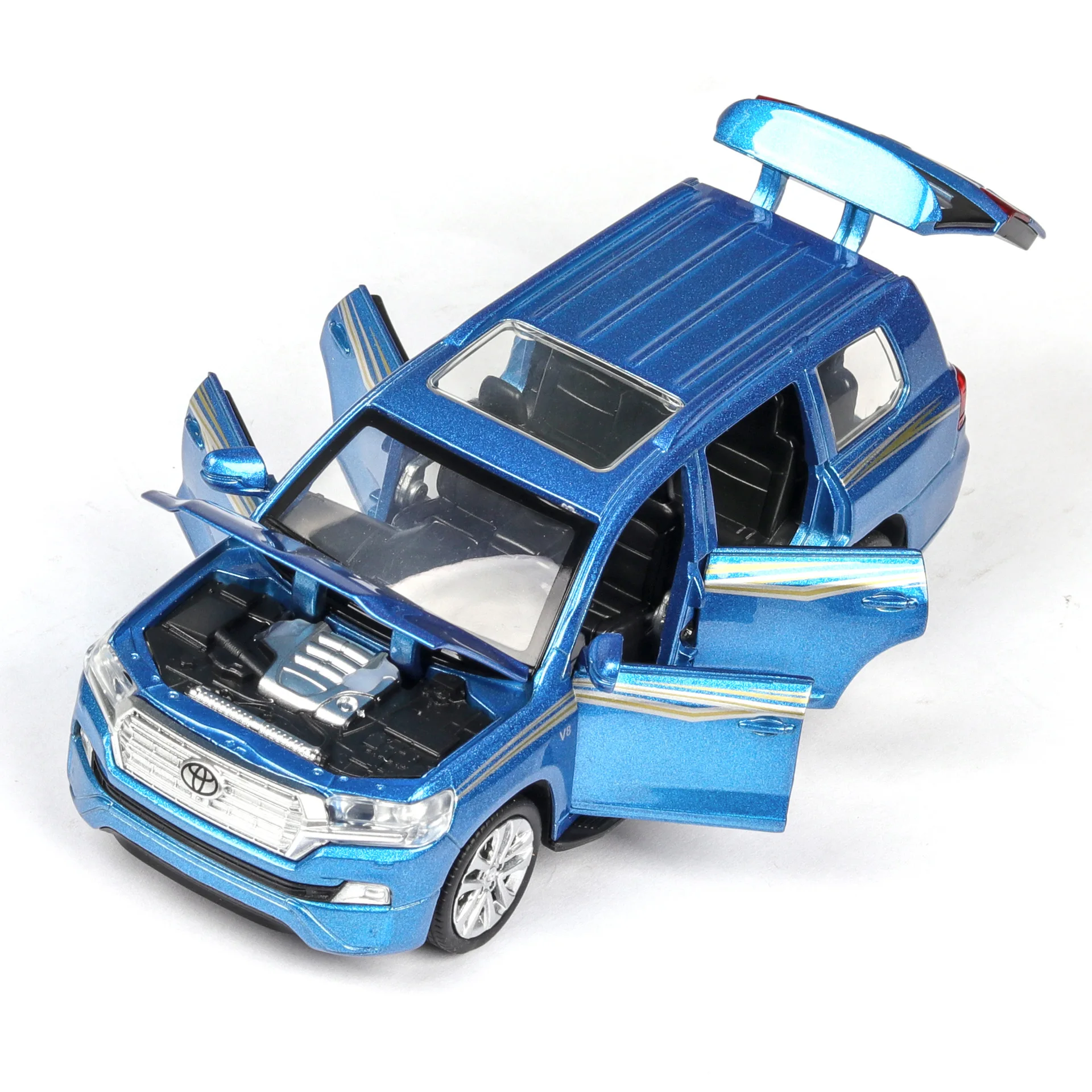 Игрушечная модель автомобиля TOYOTA LAND CRUISER PRADO из металлического сплава 1:32 | Игрушки