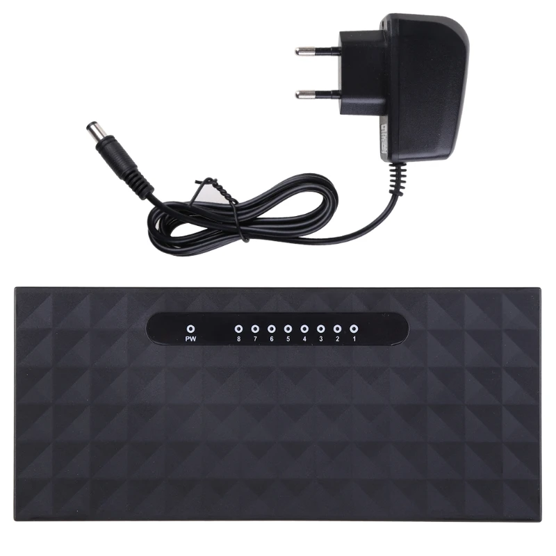8-Port 10/100Mbps Ethernet Network Switch HUB Desktop Mini Fast LAN Switcher Adapter | Компьютеры и офис
