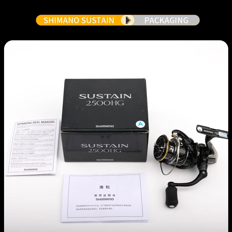 

SHIMANO SUSTAIN FI 2500/2500HG/C3000HG/3000XG/4000/4000XG/C5000XG 8+1BB 5.0:1/6.2:1/6.0:1Gear Ratio Spinning Fishing Reel