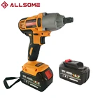 Беспроводной Электрический ударный гайковерт ALLSOME 98VF 12000 нм 110 мАч, дрель, шуруповерт 240-в