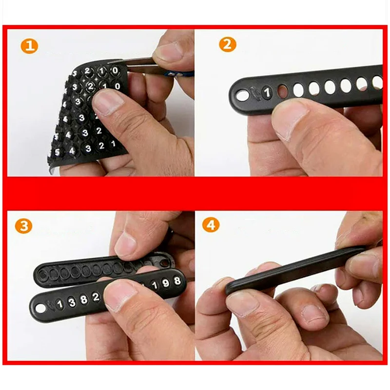 car anti lost keychain with phone number strip card weave rope pendant key holder gift for men women keyfob accessories free global shipping