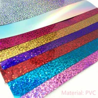 8x a4 sheet pvc hot stamping foil paper holographic heat transfer vinyl film for clothing diy handmade crafts