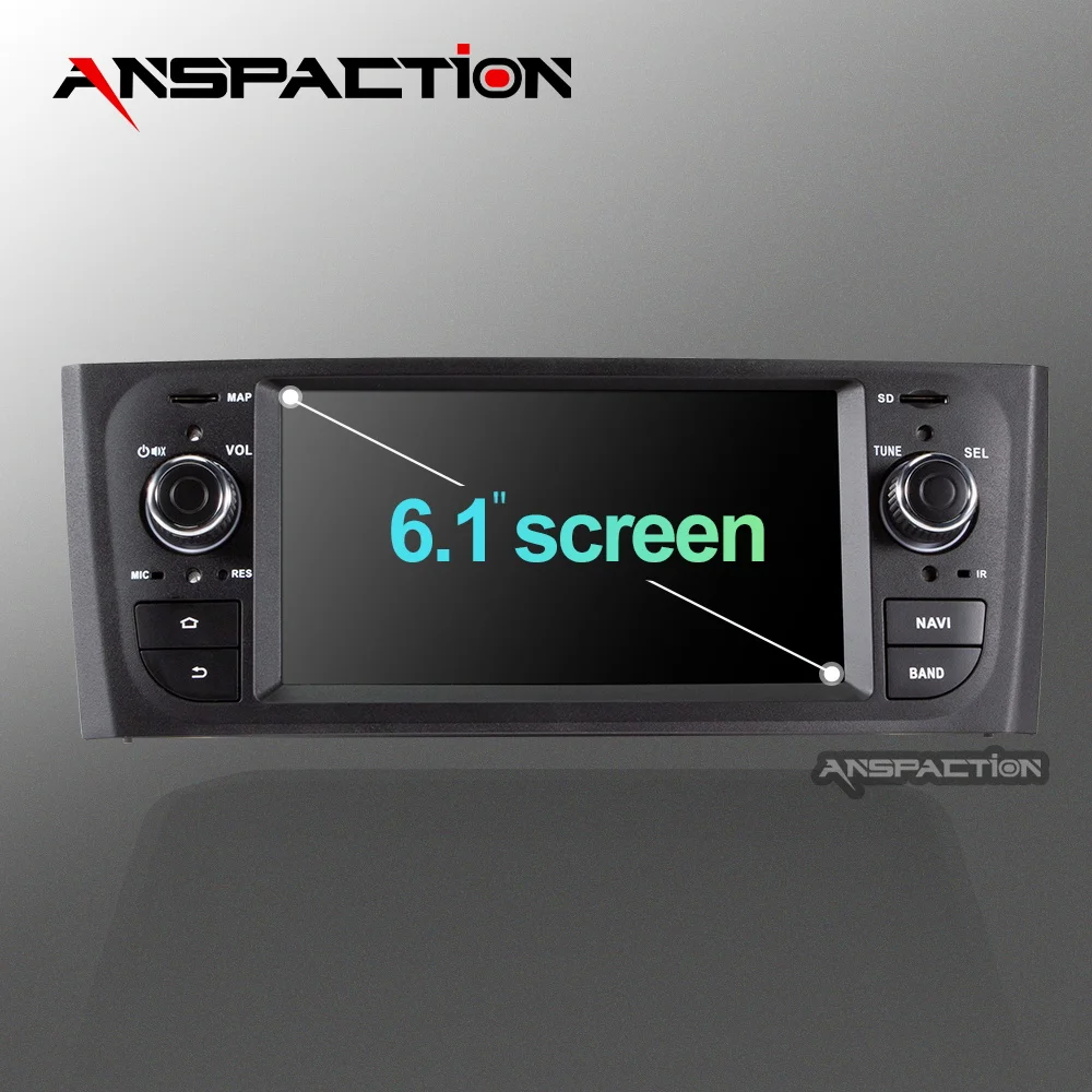 Anspaction 6 1 дюймов Android 8 автомобильный dvd для Fiat Grande Punto 2006-2012 Радио Стерео gps