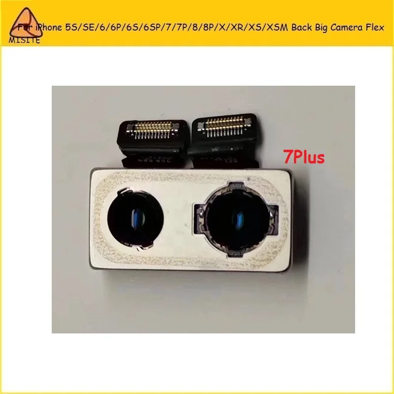 2 шт./лот, для iPhone 5S, SE 6, 6 Plus, 6 S, 6S Plus, 7, 7 Plus, 7 P, 8 Plus, 8 P, X, XS, MAX, XR, XS, задняя большая Основная камера, гибкий кабель
