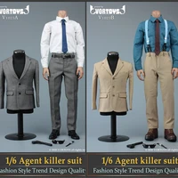 v1023 16 agent killer suit clothes fit 12inch male action figure dolls in stock