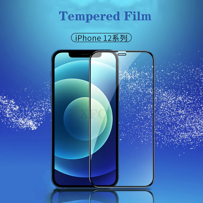 

Protective glass on the for iphone 12pro max tempered glas iphone12 mobile phone screenprotector for iphone 12promax 12mini film