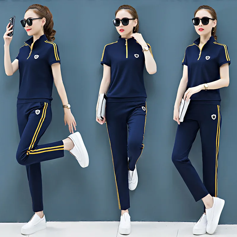 

5XL Women Sportswear Tracksuit Cotton Quickly Dry Sweatshirt+pant Running Jogger Fitness Gym Workout Casual Set Sportswear 2PCS