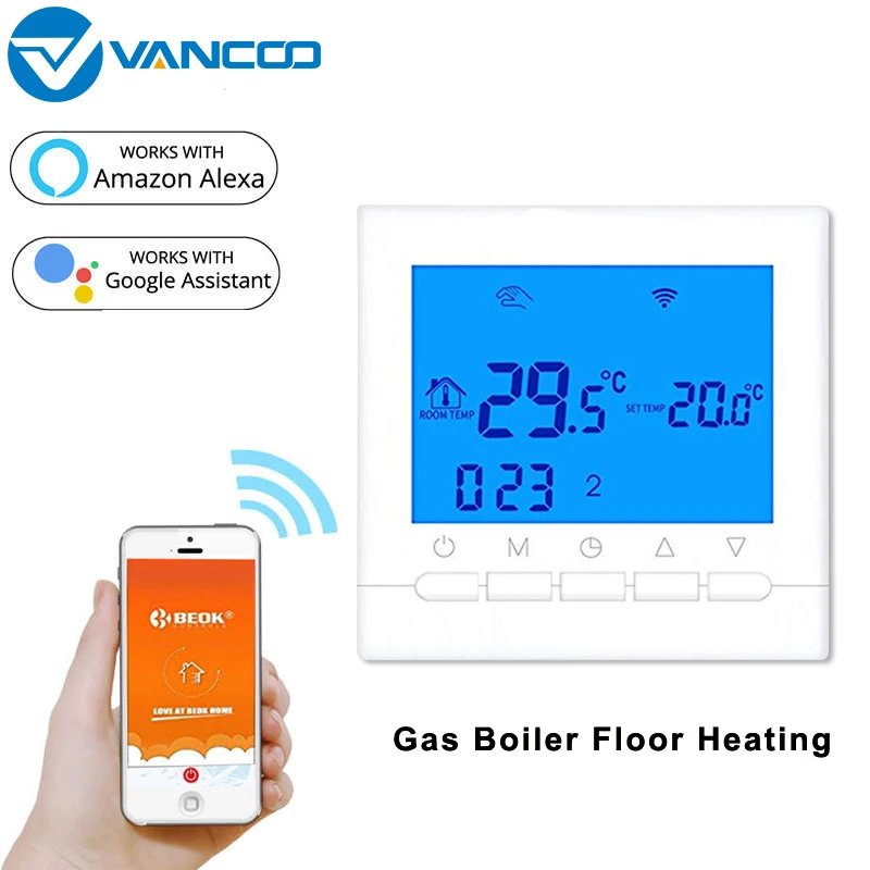 

Терморегулятор Vancoo, цифровой терморегулятор с Wi-Fi и датчиком, 220 В