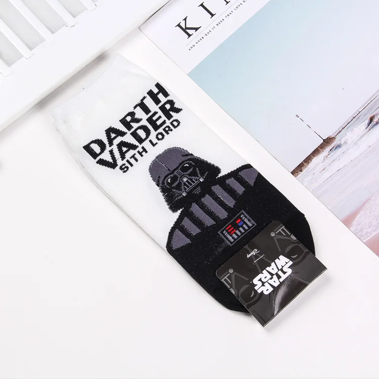 Носки-башмачки серии Disney Star Wars новые корейские Персонализированные носки с