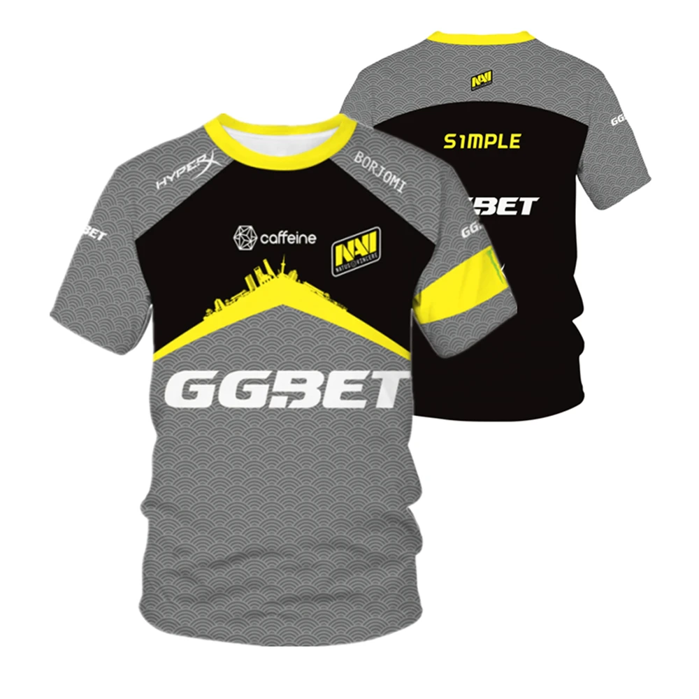 

2021 G2 Esports T-Shirt Game LOL CSGO Top Team Pro Player Men Women Fashion Streetwear T Shirt High Quality Custom ID Jersey