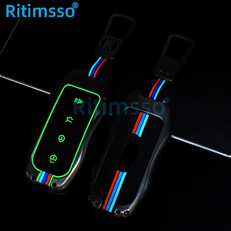 

Zinc Alloy+Silicone Cover Car Key Case Cover Holder Protective Shell for Geely New Emgrand GS X6 SUV EC7 Car Styling Accessories