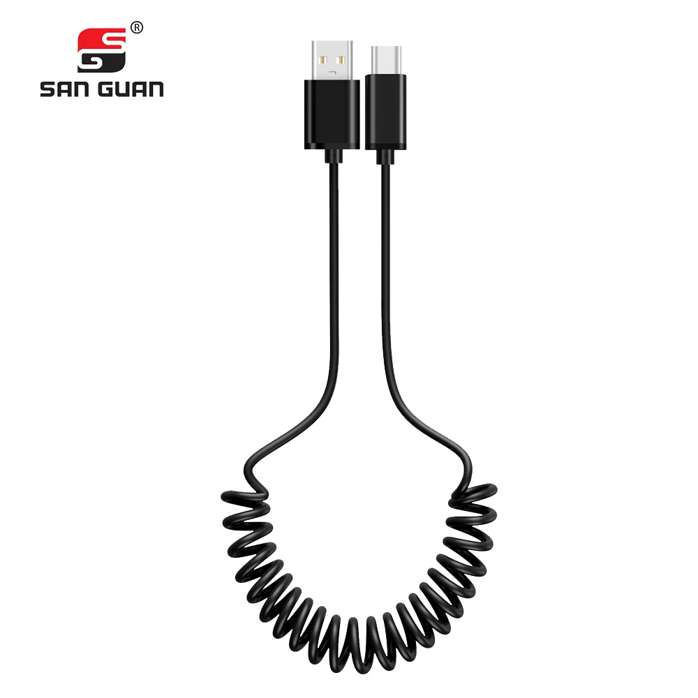Retractable Micro USB Cable C To USBC Kabel for Samsung Xiaomi Redmi Note20 S21 Phone 3.0 Quick Charge USB-C Charger | Мобильные