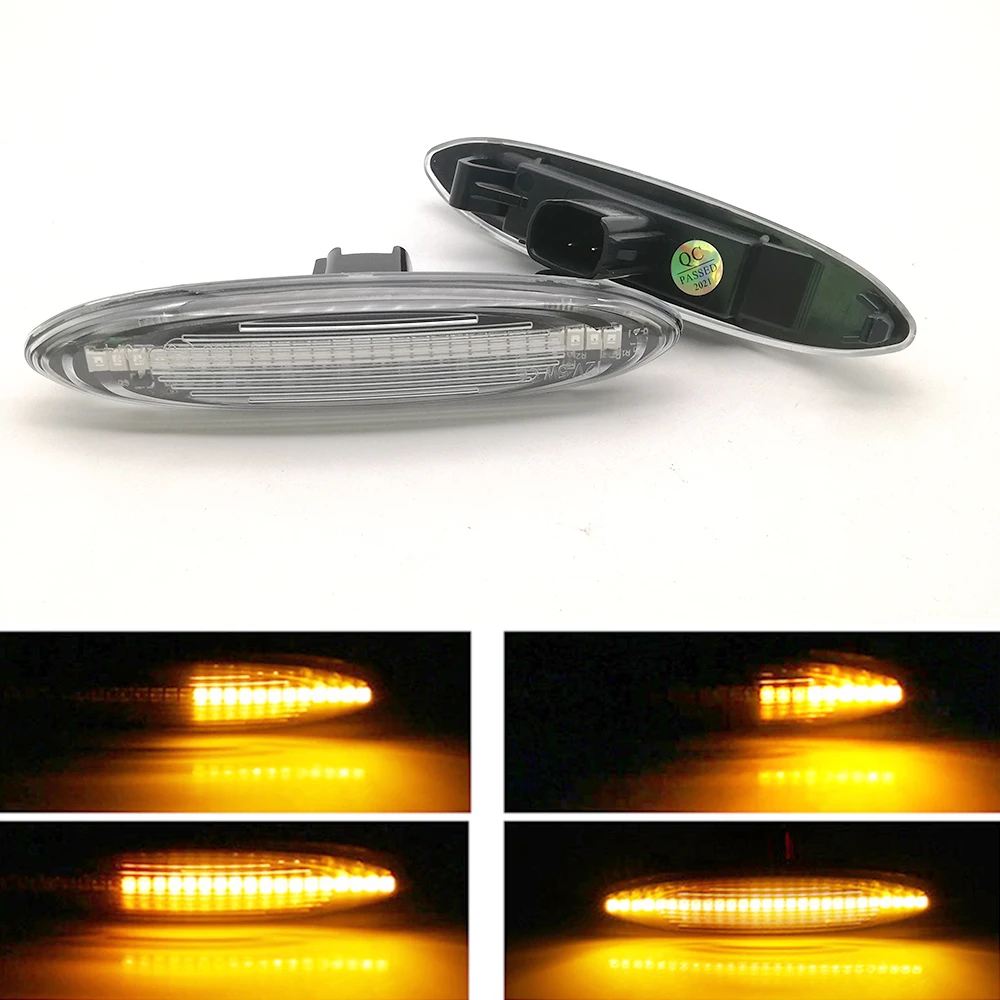 

2PCS Signal Indicator For Lexus IS250 IS350 SC430 Toyota Highlander Soarer LED Dynamic Side Marker Turn Signal Light