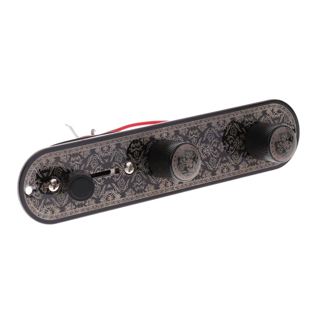 

Guitar Prewired Control Plate 3 Way Toggle Switch for Guitar