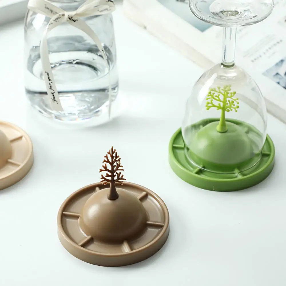 4 шт. декоративные стеклянные полки для чашек|Полки и держатели| |