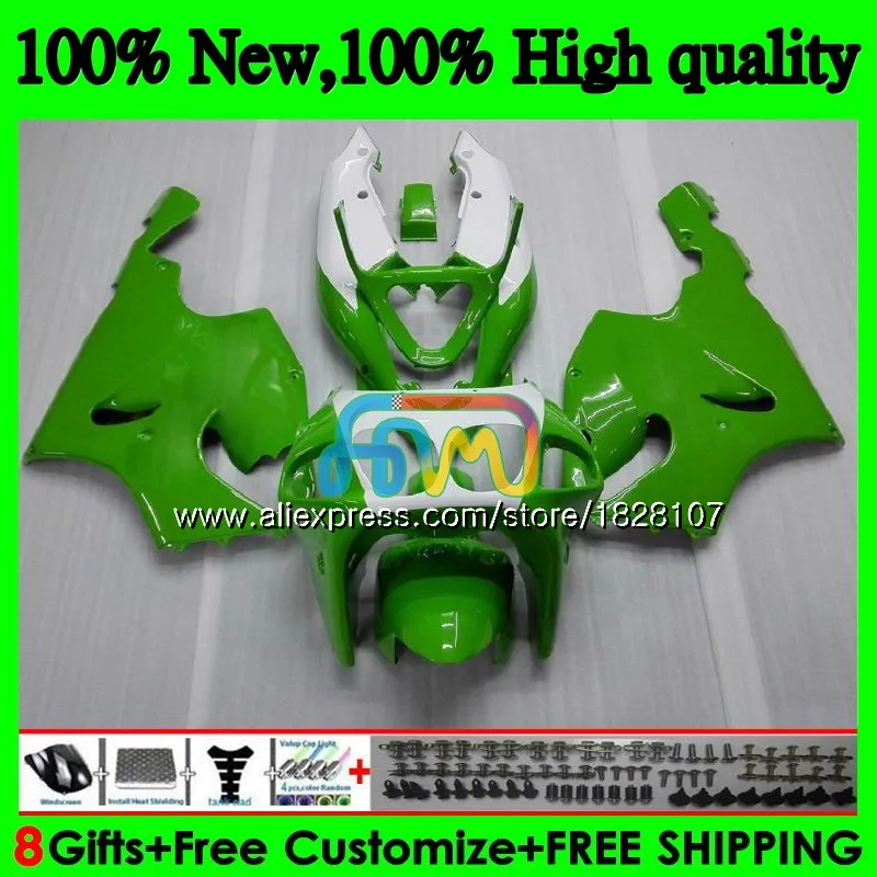 

Body For KAWASAKI ZX-7R ZX750 ZX 7R ZX-750 5BS.16 ZX 750 7 R ZX7R 96 97 Glossy green 98 99 03 1996 1997 1998 1999 2003 Fairings