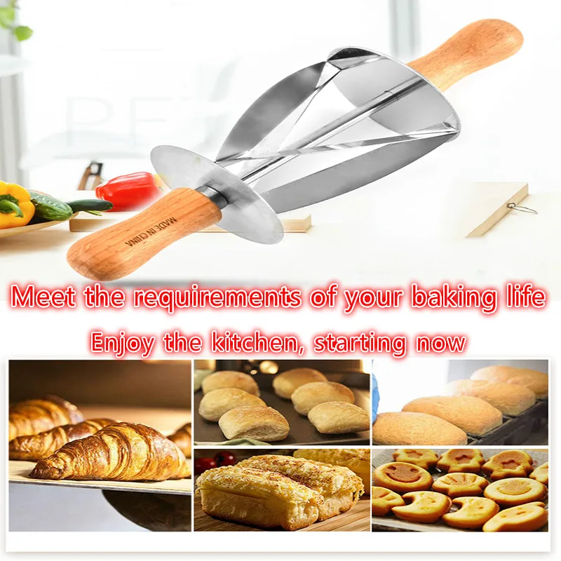 Рулетка из нержавеющей стали для изготовления Круассанов колесо хлеба нож теста