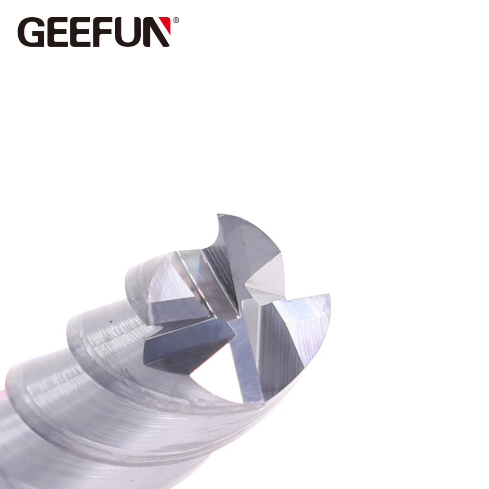 

JF HRC65 GES Tungsten Solid carbide 4Flute Straight shank Square end mill CNC Machine Tools CNC Maching end mill