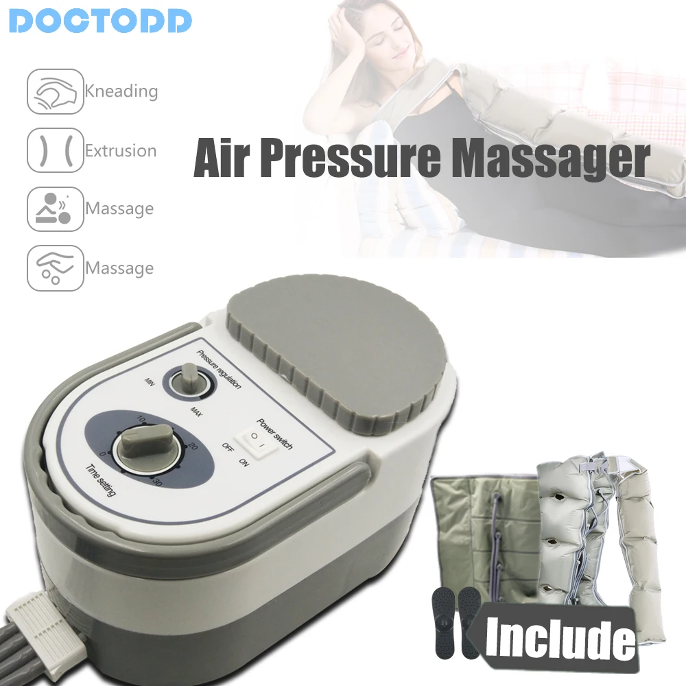 

Air Pressure Massaging Machine Muscle Massager Release Edema Varicosity Myophagism Body Slimming Rehabilitation Free Shipping