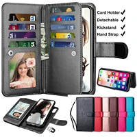 for apple iphone 13 12 pro max 11 pro se 2020 x 6 6s 7 8 plus xr xs max 9 cards zipper flip leather case wallet book phone cover