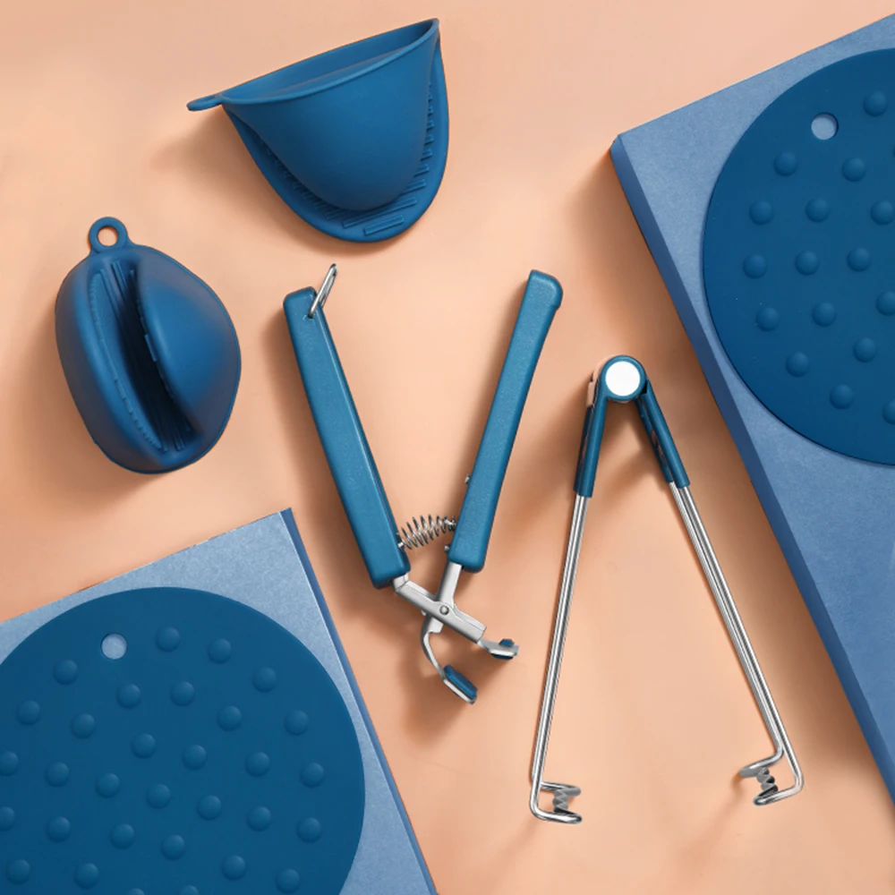 Анти-обжигающие щипцы кухонные паровые нескользящий отпариватель хороший