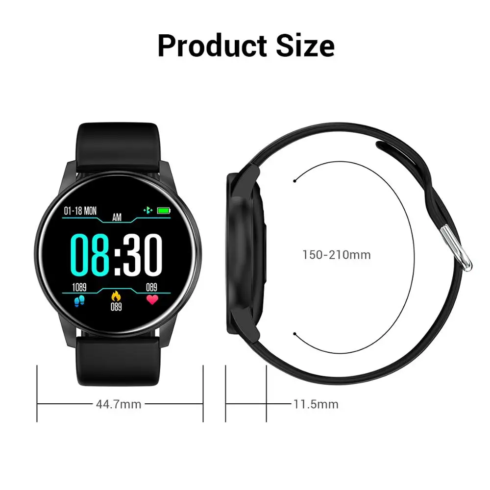 

New arrive ZL01 Smart bracelet Watch Multi-sports mode waterproof Weather forecast lady kids smartwatch