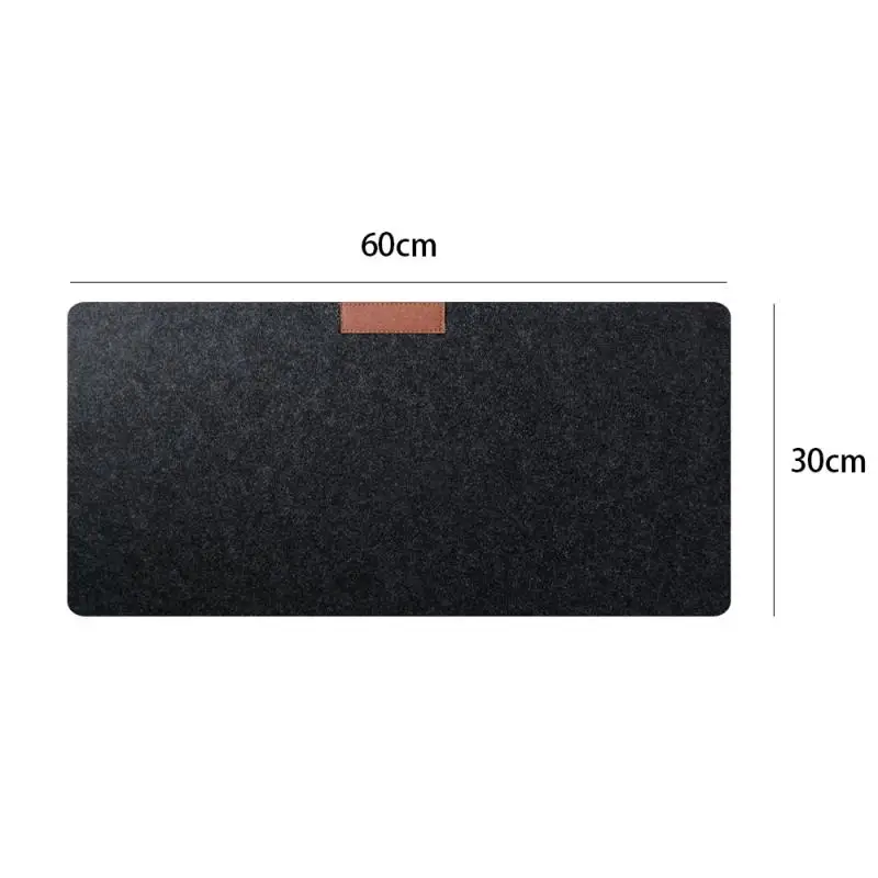 

Fashion Office Computer Desk Mat Modern Table Keyboard Mouse Pad Wool Felt Laptop Cushion Desk Mat Gamer Mousepad Mat 600*330mm