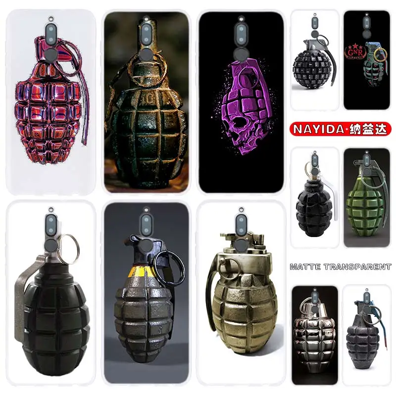 

Чехол для телефона Huawei Mate 30 20 10 Lite Pro Y7 Y9 2019 2018 2017 Nova 5T 4 3, армейские фанаты, оружие, гранаты