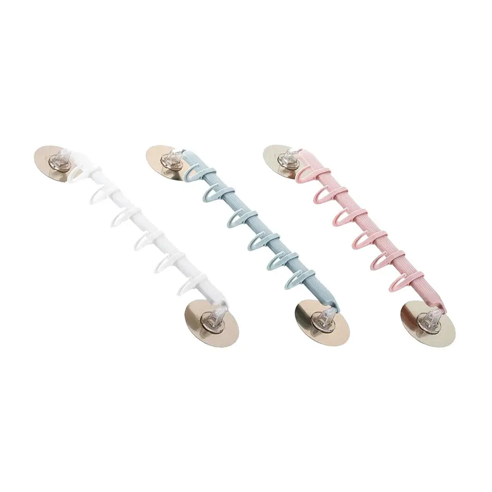 

Bathroom Towel Rack Strong Seamless Stickers Hook Kitchen Wall Hanging 6 Hooks