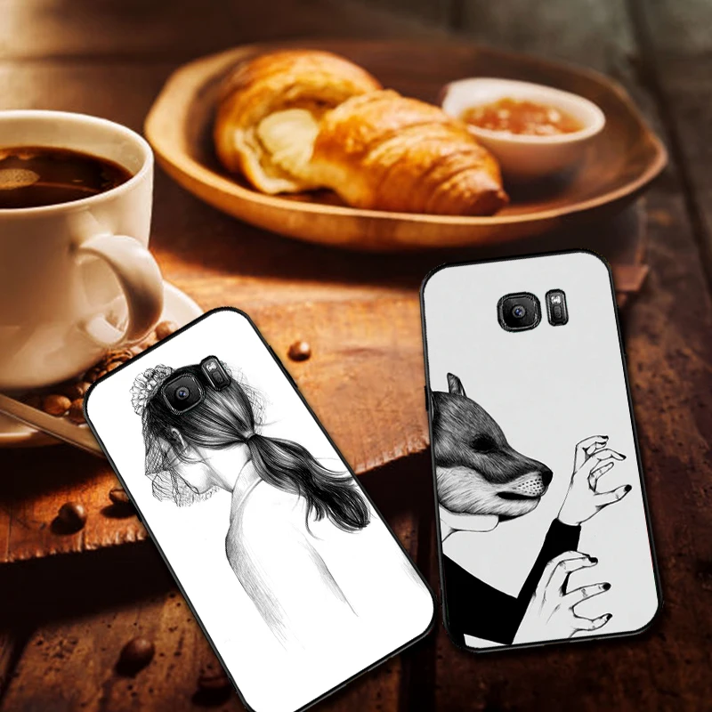 Чехлы для мобильных телефонов samsung A5 3 6 7 8 9 10 A10 A20 30 40 50 60 70 M40 Мягкая силиконовая