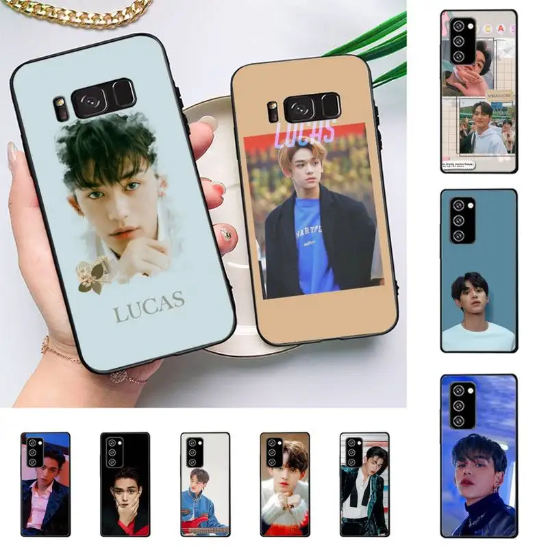 

Nct lucas kpop boys singer star Phone Case For Samsung Galaxy Note 10Pro Note 20ultra cover for note20 note10lite M30S