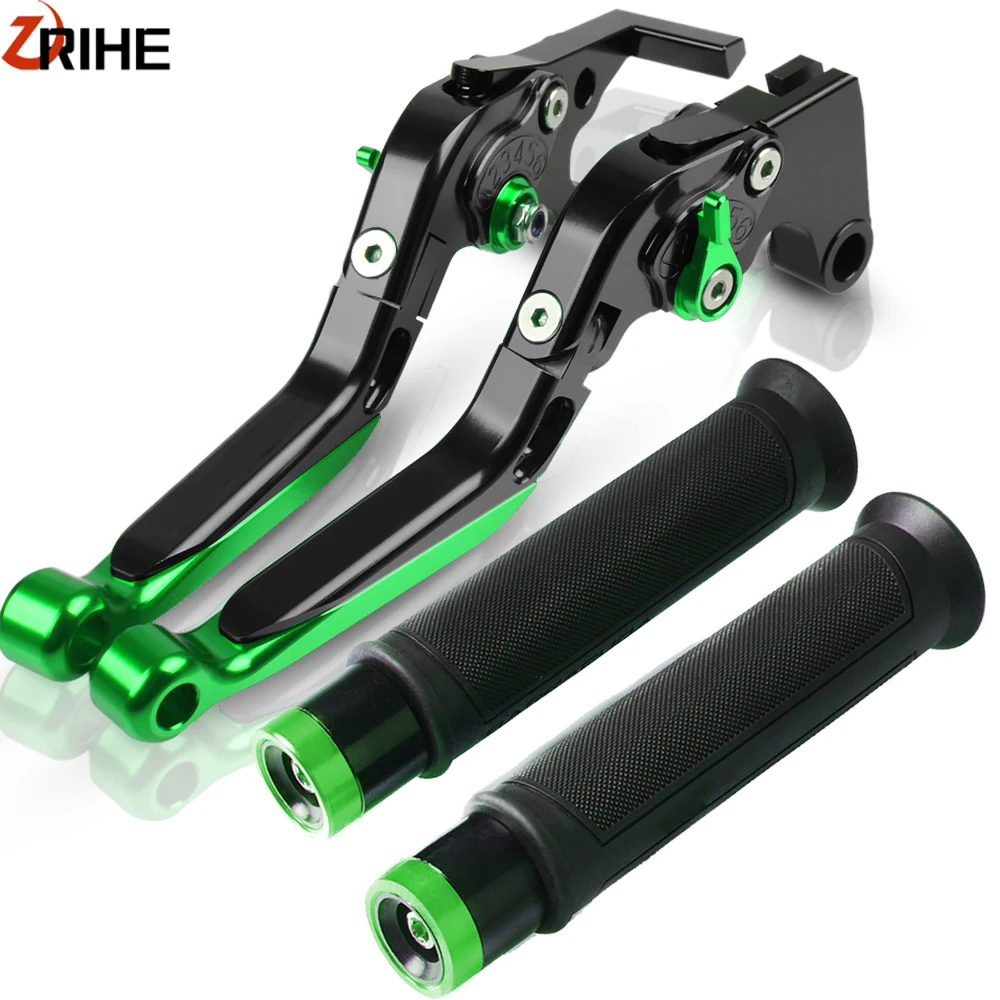 

Motorcycle CNC Adjustable Extendable Brake Clutch Levers Handlebar Grips Moto Accessories For Kawasaki Z 650 Z650 2016 2017 2018