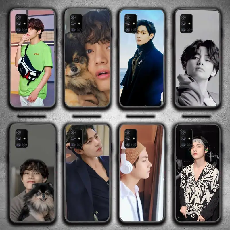 

Kim Taehyung Phone Case for Samsung A02 A52 A12 A8 Plus A9 2018 A10S A20 A30 A40 A50 A70 A72 A32 Case
