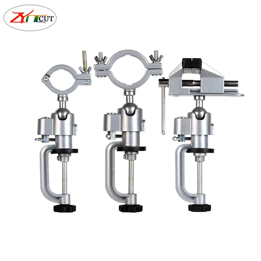 

Multifunctional Table Vise Bench Clamp Bracket 360° Clamp Table Electric Grinder Holder Drill Dremel Fixed Shelf For Rotary Tool