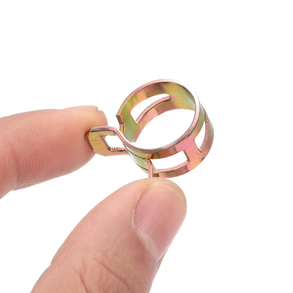 

60Pcs 6/7/8/9/10/11/14/16/17mm Mini Clamp Fuel Injection Hose Air Hose Clamps Assortment Kit Diesel Petrol Pipe Clips