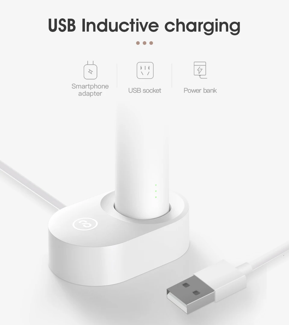 Soocas X3 USB Беспроводная зарядка электрическая зубная щетка xiaomi soocare sonic зубная щетка 4 режима очистки для взрослых ультра звуковая зубная щетка приложение